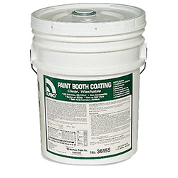 PAINT BOOTH COATING-CLEAR/WASHABLE